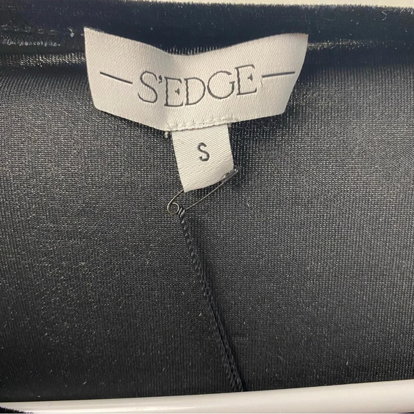 S’Edge Velvet Flutter‎ Sleeve Shirt Size Small - Picture 2 of 4